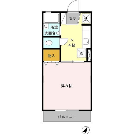 東京都日野市程久保６丁目 多摩動物公園駅 1K アパート 賃貸物件詳細