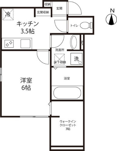 埼玉県所沢市上新井４丁目 小手指駅 1K アパート 賃貸物件詳細