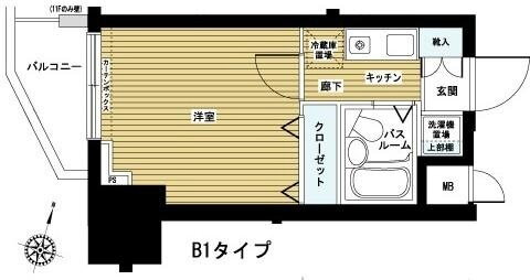東京都渋谷区笹塚２丁目 笹塚駅 1K マンション 賃貸物件詳細