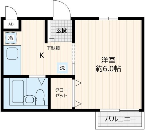 東京都豊島区高田１丁目 雑司が谷駅 1K アパート 賃貸物件詳細