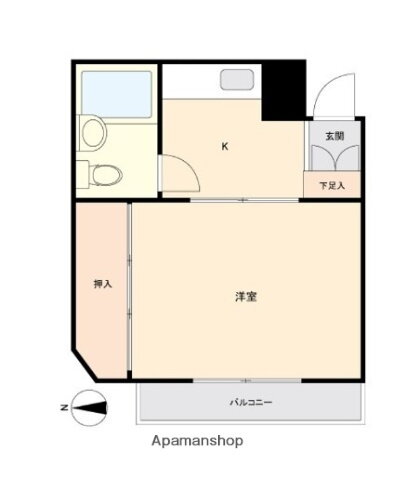 東京都小金井市貫井北町３丁目 武蔵小金井駅 1K マンション 賃貸物件詳細