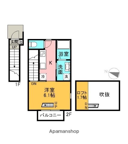 東京都府中市多磨町１丁目 多磨駅 1K アパート 賃貸物件詳細
