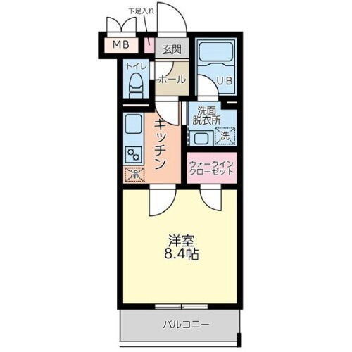 東京都調布市入間町３丁目 成城学園前駅 1K マンション 賃貸物件詳細