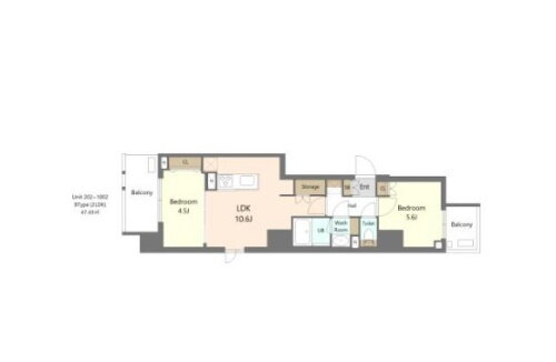 ＳーＲＥＳＩＤＥＮＣＥ浅草ｄｉｖｅｒｓｅ 6階 2LDK 賃貸物件詳細