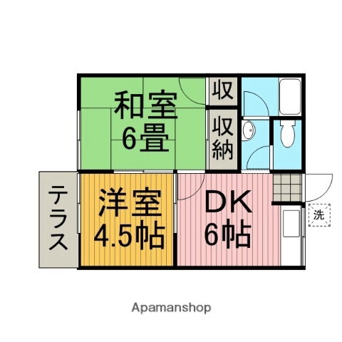 神奈川県相模原市中央区上矢部３丁目 矢部駅 2DK アパート 賃貸物件詳細