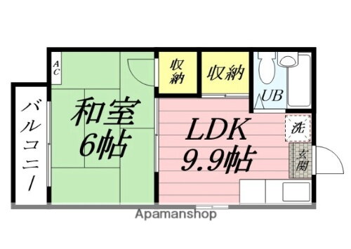 神奈川県横浜市神奈川区白幡向町 白楽駅 1LDK アパート 賃貸物件詳細