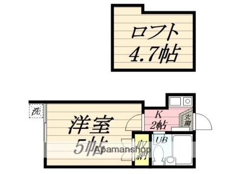 神奈川県横浜市戸塚区戸塚町 踊場駅 1K アパート 賃貸物件詳細