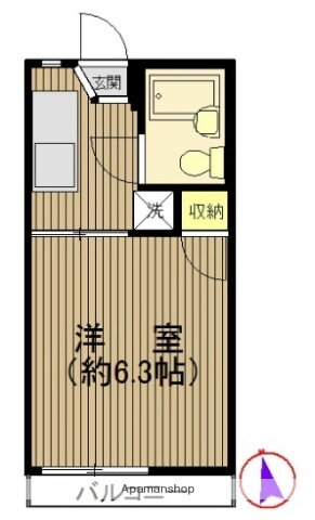 神奈川県横浜市戸塚区戸塚町 戸塚駅 1K アパート 賃貸物件詳細