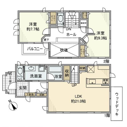 神奈川県横浜市保土ケ谷区狩場町 保土ケ谷駅 2LDK 一戸建て 賃貸物件詳細