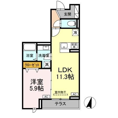 神奈川県横浜市神奈川区西寺尾２丁目 大口駅 1LDK アパート 賃貸物件詳細