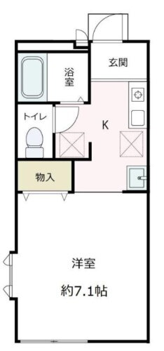 神奈川県横須賀市坂本町２丁目 汐入駅 1K アパート 賃貸物件詳細
