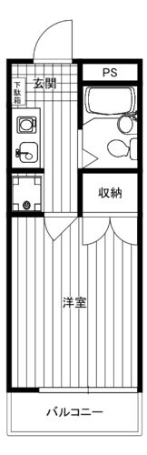 神奈川県海老名市中新田４丁目 厚木駅 1K マンション 賃貸物件詳細