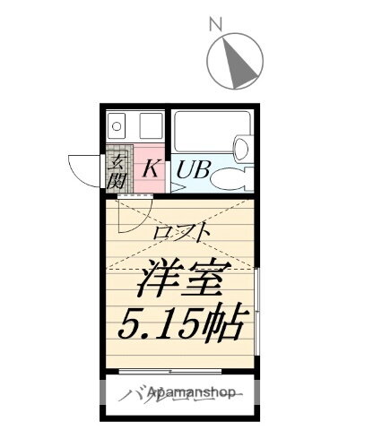 田村アパートメント 2階 ワンルーム 賃貸物件詳細