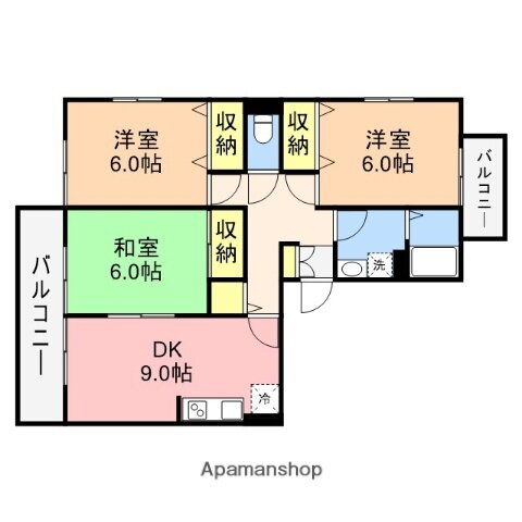 新潟県新潟市中央区鐙西２丁目 3DK アパート 賃貸物件詳細