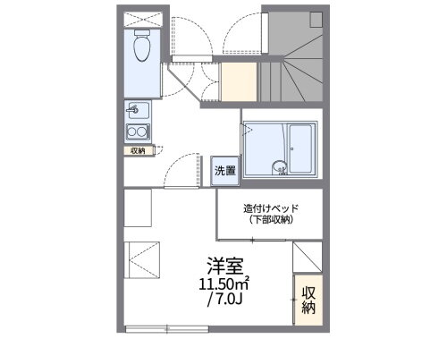 新潟県新潟市秋葉区あおば通１丁目 荻川駅 1K アパート 賃貸物件詳細