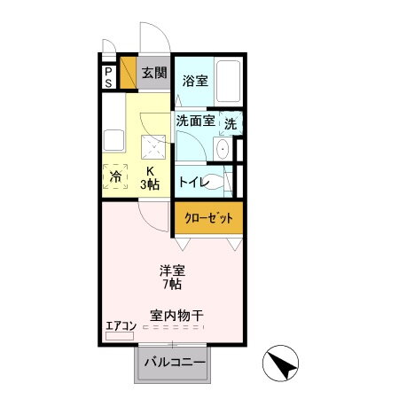 新潟県新潟市中央区東出来島 1K アパート 賃貸物件詳細