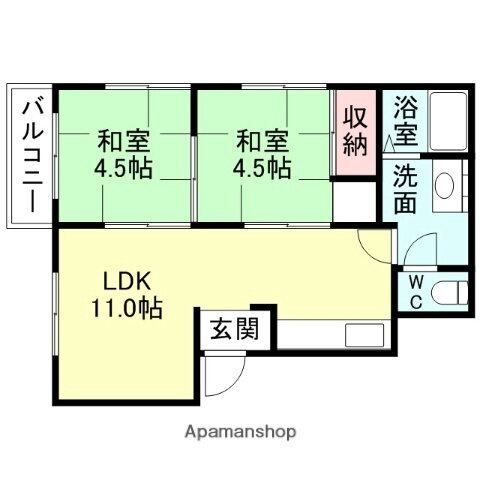 富山県富山市高屋敷 大泉駅 2LDK マンション 賃貸物件詳細