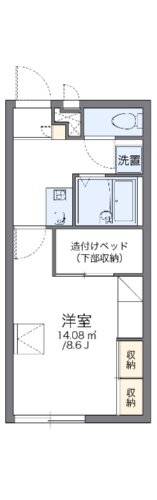 富山県富山市新庄北町 富山駅 1K アパート 賃貸物件詳細