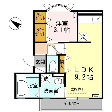 富山県富山市山室 大泉駅 1LDK アパート 賃貸物件詳細