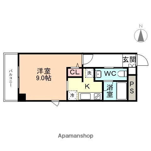 富山県富山市東田地方町１丁目 電気ビル前駅 1K マンション 賃貸物件詳細