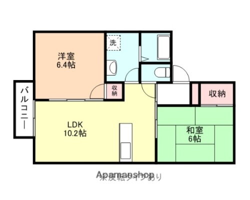 富山県富山市八尾町水谷 越中八尾駅 2LDK アパート 賃貸物件詳細