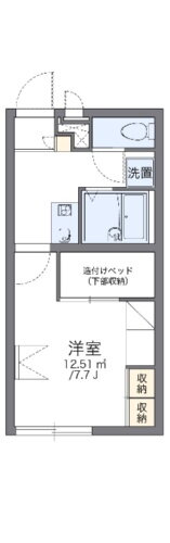 福井県福井市文京１丁目 西別院駅 1K アパート 賃貸物件詳細