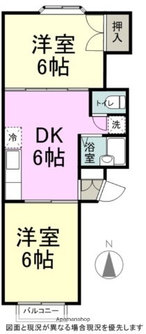 長野県塩尻市大字広丘郷原 塩尻駅 2DK アパート 賃貸物件詳細