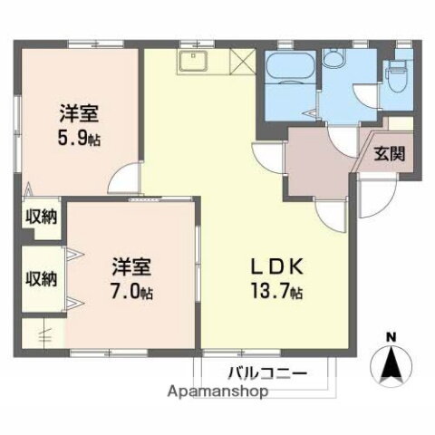 長野県長野市安茂里小市４丁目 安茂里駅 3DK アパート 賃貸物件詳細