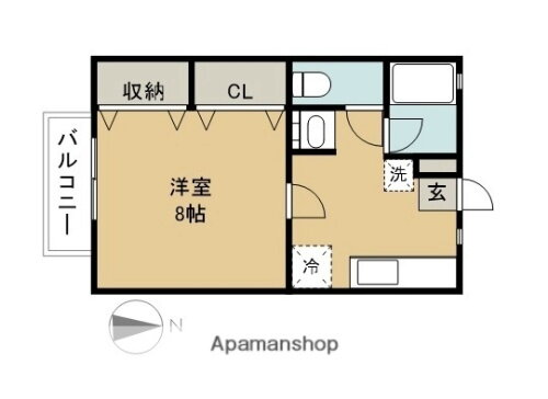 長野県長野市三輪９丁目 本郷駅 1K アパート 賃貸物件詳細