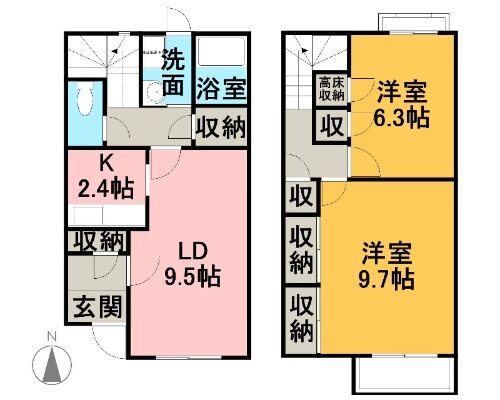 リリーブ新浜Ⅱ 2LDK 賃貸物件詳細