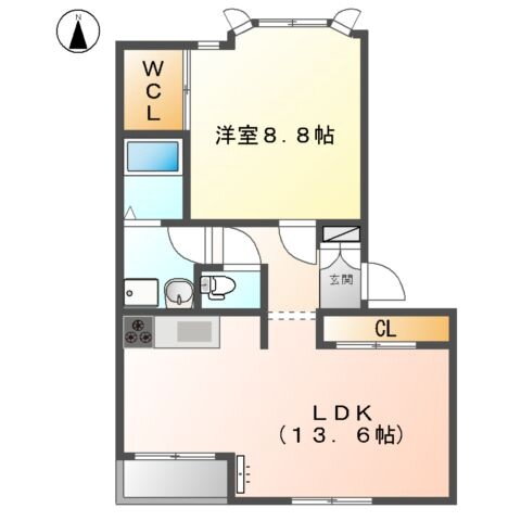 グロリアス　レジェンド 1階 1LDK 賃貸物件詳細