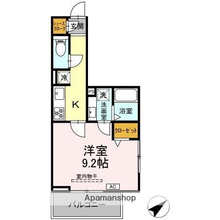 ＤーＳｑｕａｒｅ大和町 3階 1K 賃貸物件詳細