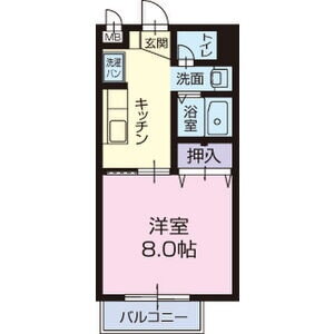 愛知県岡崎市北野町字畔北 北野桝塚駅 1K アパート 賃貸物件詳細