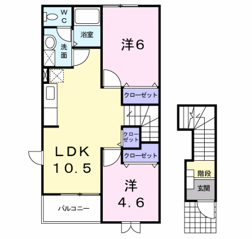 愛知県西尾市吉良町上横須賀元屋敷 上横須賀駅 2LDK アパート 賃貸物件詳細