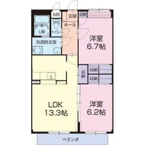 愛知県西尾市富山２丁目 福地駅 2LDK アパート 賃貸物件詳細