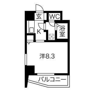 愛知県名古屋市中区千代田３丁目 鶴舞駅 1K マンション 賃貸物件詳細