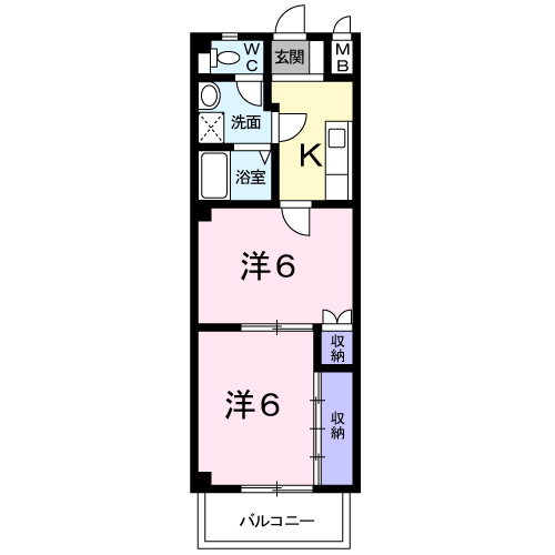 愛知県知多市新知東町２丁目 古見駅 2K マンション 賃貸物件詳細