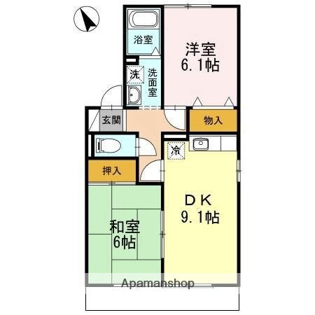 愛知県東海市富貴ノ台３丁目 新日鉄前駅 2DK アパート 賃貸物件詳細