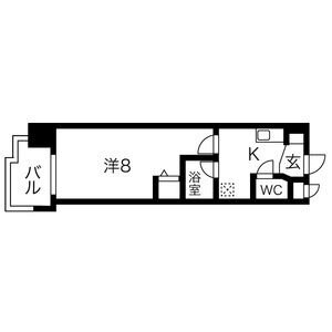 愛知県名古屋市西区花の木２丁目 浄心駅 1K マンション 賃貸物件詳細