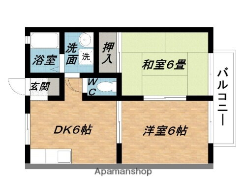 三重県名張市鴻之台３番町 名張駅 2DK アパート 賃貸物件詳細