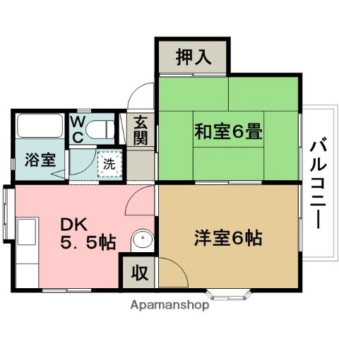 三重県名張市鴻之台２番町 名張駅 2DK アパート 賃貸物件詳細