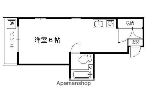 エクセレント 3階 1K 賃貸物件詳細