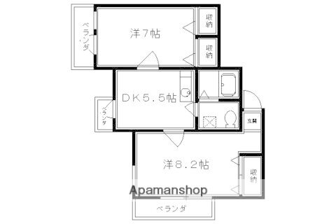 京都府京都市北区上賀茂神山 二軒茶屋駅 2DK マンション 賃貸物件詳細