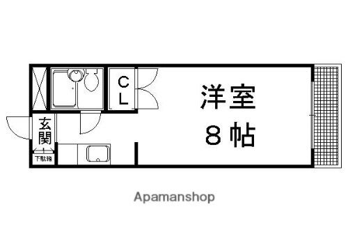 京都府京都市北区大北山原谷乾町 龍安寺駅 1K マンション 賃貸物件詳細