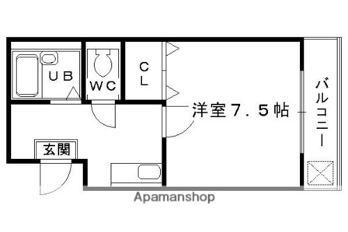 京都府京都市右京区山ノ内中畑町 西院駅 1K マンション 賃貸物件詳細