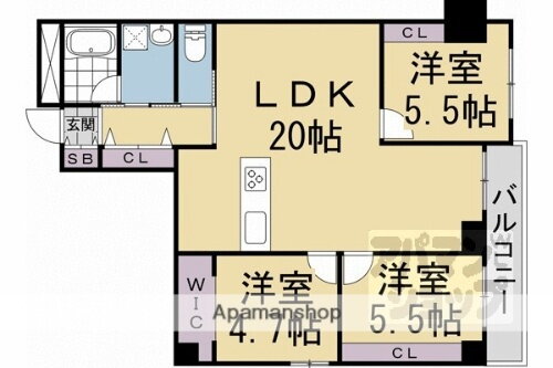 インペリアル京都 4階 3LDK 賃貸物件詳細