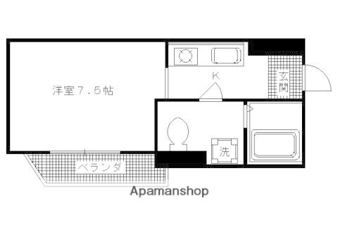 京都府京都市西京区嵐山薬師下町 松尾大社駅 1K マンション 賃貸物件詳細