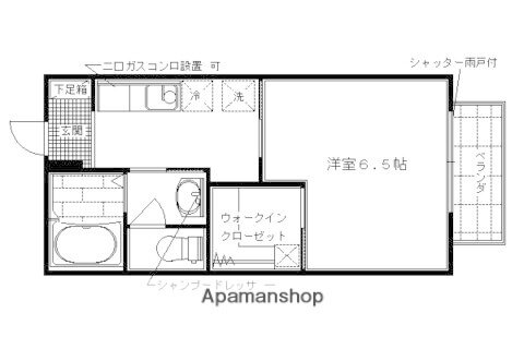 京都府京都市右京区西京極畔勝町 西京極駅 1K アパート 賃貸物件詳細