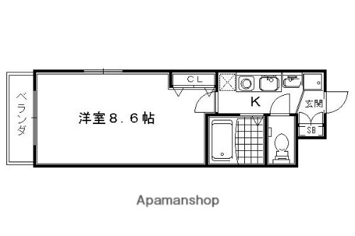 京都府京都市右京区西院巽町 西院駅 1K マンション 賃貸物件詳細