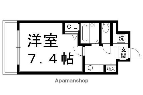 京都府京都市北区紫野雲林院町 北大路駅 1K マンション 賃貸物件詳細